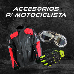 ACCESORIOS P/MOTOCICLISTA               